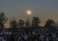 Más de 5.000 personas siguieron el eclipse total desde Azuqueca en un dispositivo especial sin incidencias comunicadas