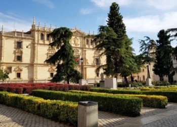 Plaza de San Diego en Alcalá de Henares, imagen de archivo