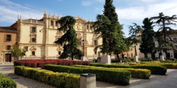 Plaza de San Diego en Alcalá de Henares, imagen de archivo