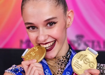 Sara Pierna, del CGRD San Fernando, entra en el conjunto júnior de la selección española de gimnasia rítmica