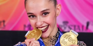 Sara Pierna, del CGRD San Fernando, entra en el conjunto júnior de la selección española de gimnasia rítmica