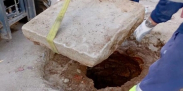 Un hallazgo arqueológico romano obliga a modificar las obras de la plaza de los Santos Niños en Alcalá