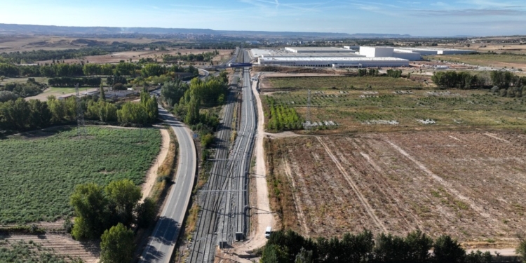 La terminal intermodal de Guadalajara-Marchamalo prepara su licitación tras finalizar las obras con una inversión de 30 millones 1 Fotografía aérea de la terminal intermodal de Guadalajara Marchamalo