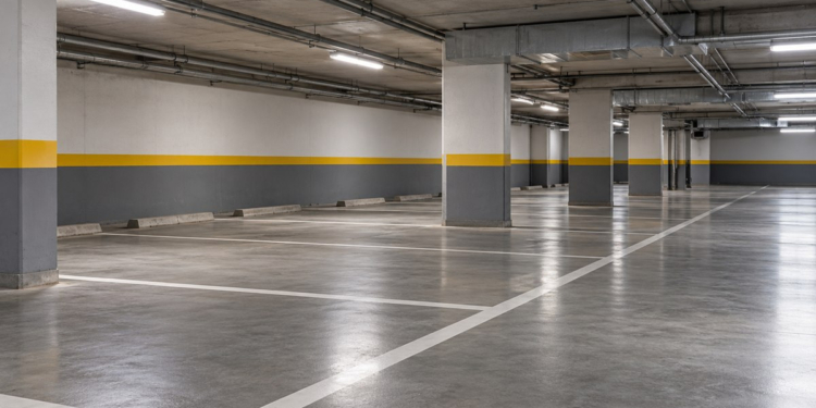 Torrejón mantiene a la venta plazas de garaje desde 7.699 euros y cierra este viernes el plazo de solicitudes 1 Plazas vacías de un aparcamiento subterráneo con iluminación artificial